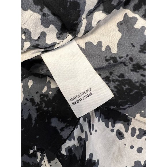 2b Rych Women’s Black White Gray Sleeveless Silk Top 4 - Picture 6 of 8